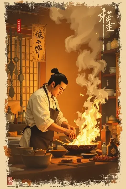 我在古代当厨神 海报